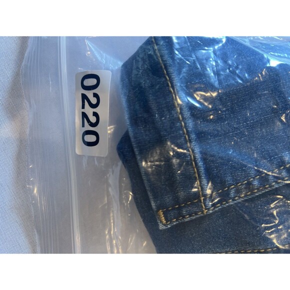 Cat & Jack Girls' Denim Overalls Super Stretch Skinny Leg Dark Wash Blue 10/12 - Picture 12 of 12